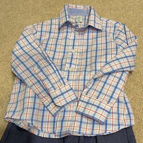𝅺BOYS 3/3T button down/pants set - Picture 5 of 7